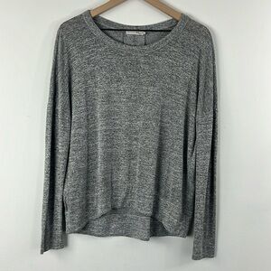 Rag & Bone Jeans Long Sleeve Heather Grey Relaxed Fit Knit Top Womens Size XS